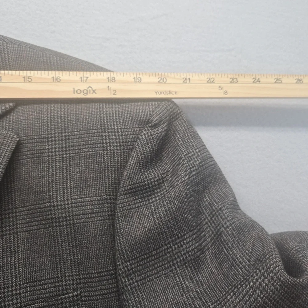 Ralph Lauren Men's Wool‎ Glen Plaid Blazer Sport Coat Jacket Size 44L